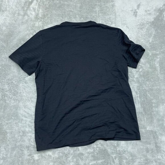 Calvin Klein Mens Black Cotton T-Shirt Size L Crew Neck a0680 - Picture 6 of 7